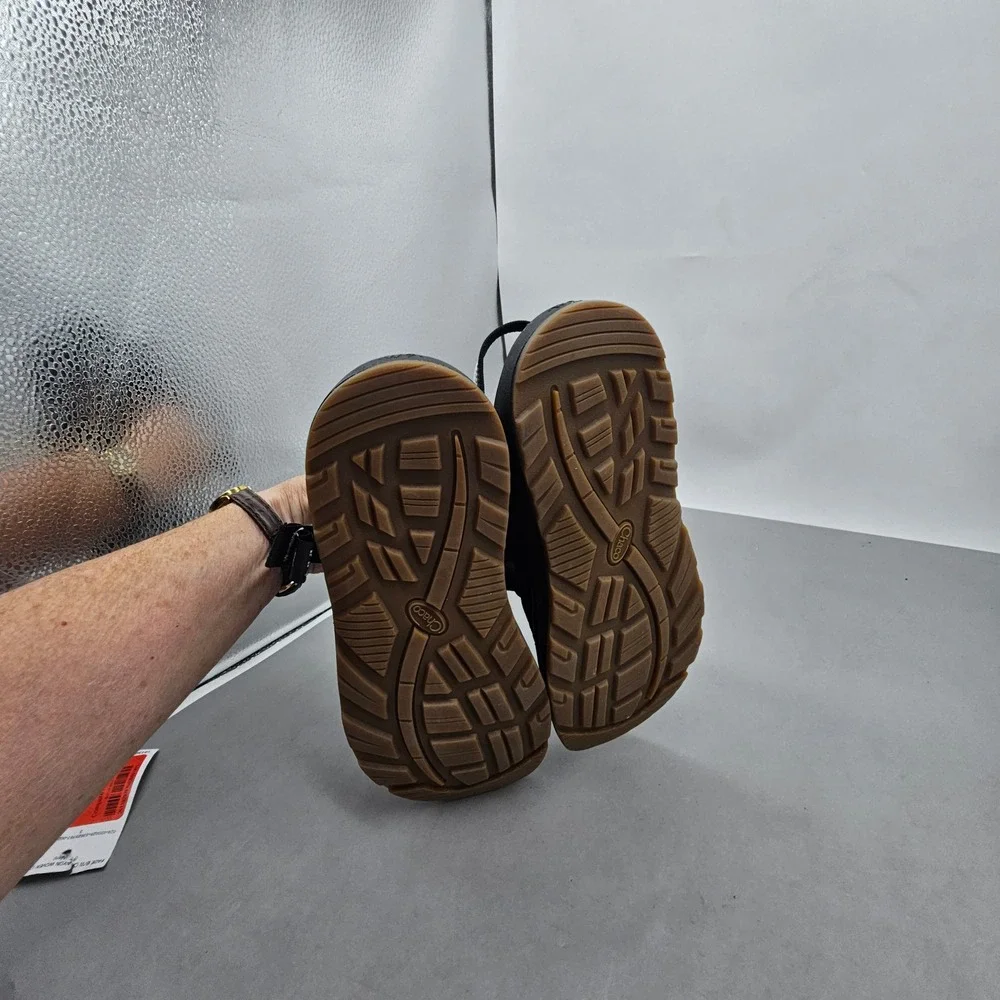 Chaco Paonia Canyon Woven Clog Fade Black White Mens 7 JCH109157